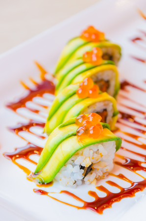 Sushi rollsの写真素材