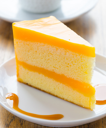 Orange cakeの写真素材