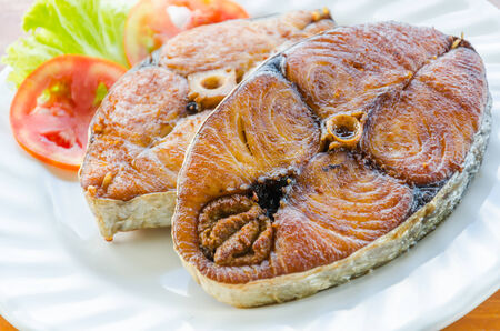 Fried fishの写真素材