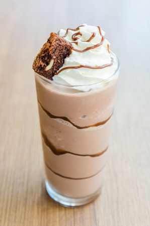 Chocolate smoothiesの写真素材
