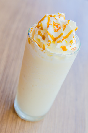 Vaniila smoothie milkshakeの写真素材