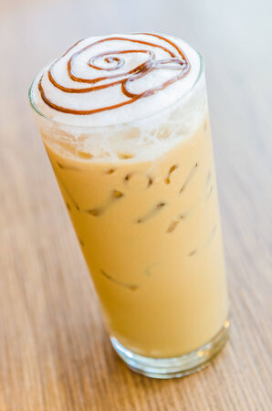 Iced mocha coffeeの写真素材