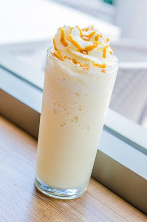 Vaniila smoothie milkshakeの写真素材