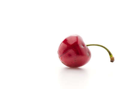 Cherry isolated on white backgroundの写真素材