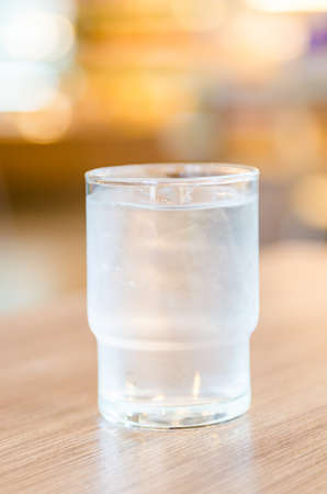 Water glassの写真素材