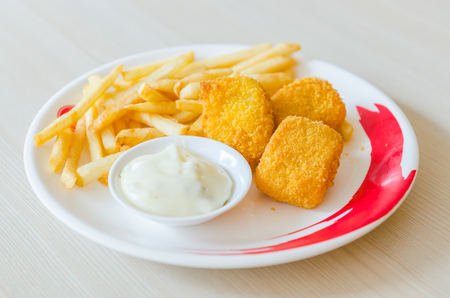 Fish and chipsの写真素材