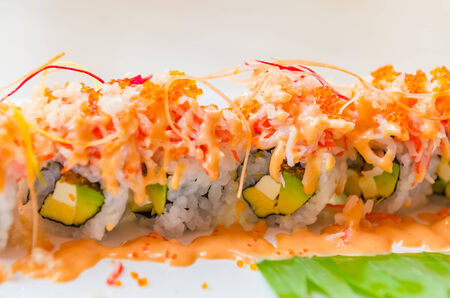 Sushi close upの写真素材