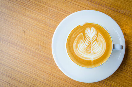 Latte coffeeの写真素材
