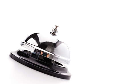 Service bell isolated on whiteの写真素材