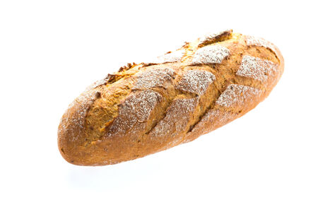 Bread isolated on white