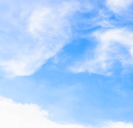 Cloud on blue skyの写真素材