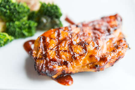 Chicken steakの写真素材