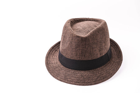 Hat isolated on whiteの写真素材