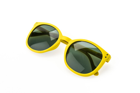 Sunglasses isolated on whiteの写真素材