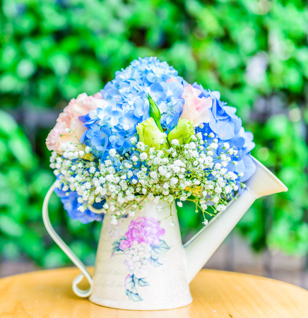Bouquet flower Hydrangeaの写真素材