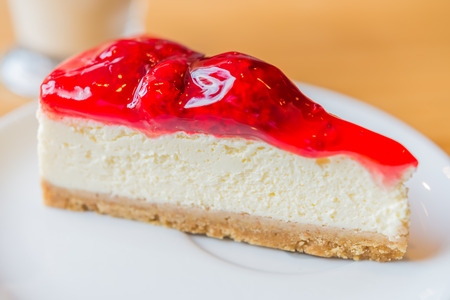 Strawberry cheese cakeの写真素材