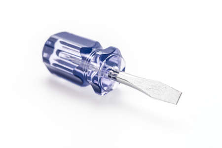 Screwdriver isolated on whiteの写真素材