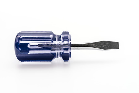 Screwdriver isolated on whiteの写真素材