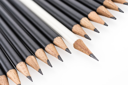 Pencil isolated on white backgroundの写真素材