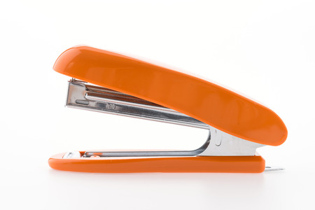 Stapler isolated on white backgroundの写真素材