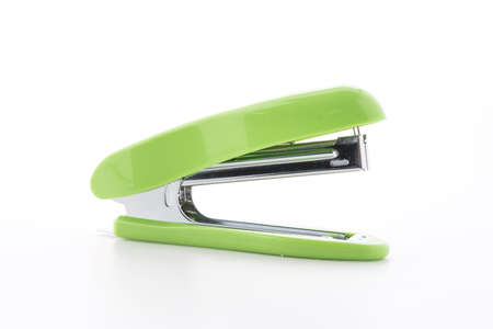 Stapler isolated on white backgroundの写真素材