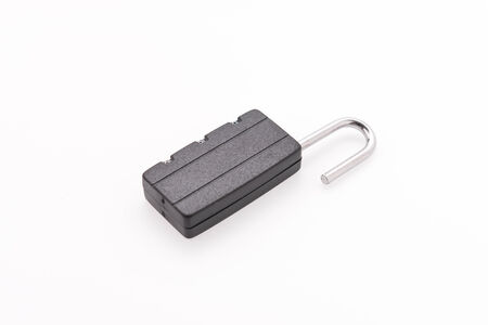 Padlock isolated on white