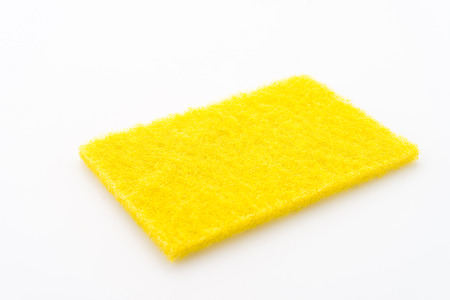 Scouring pad isolated on white background