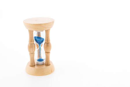 Hourglass isolated on white background