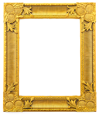Frame isolated on white backgroundの写真素材