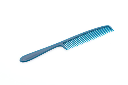 Hair comb isolated on white backgroundの写真素材