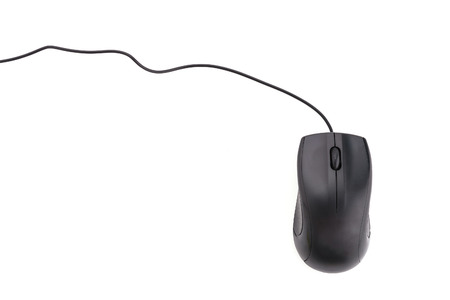 Mouse isolated on white backgroundの写真素材