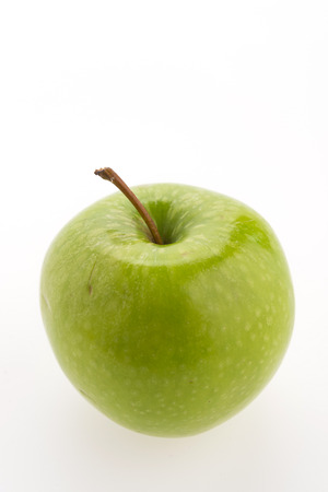 Apple isolated on white backgroundの写真素材