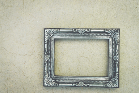 Frame on concrete background - vintage effect style pictureの写真素材