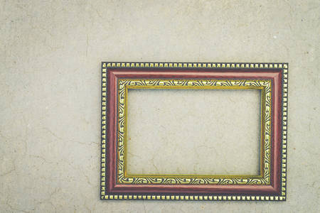 Frame on concrete background - vintage effect style pictureの写真素材