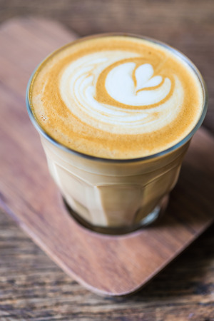 Latte coffeeの写真素材