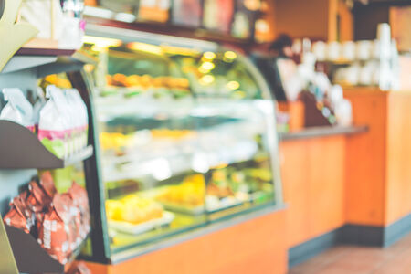 Blur coffee shop - vintage effect style pictureの写真素材