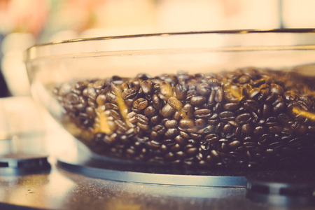 Coffee beans - vintage effect style picturesの写真素材