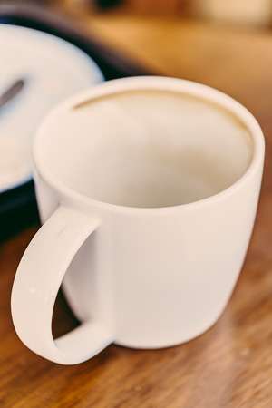 Coffee cup in coffee shop - vintage effect style picturesの写真素材