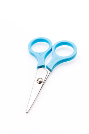 Scissor isolated on whiteの写真素材