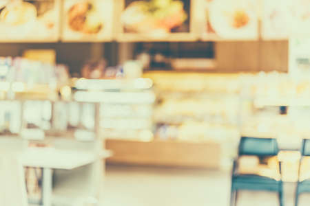Blur shot coffee shop - vintage effect style picturesの写真素材