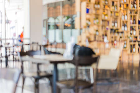 Blur shot on restaurant の写真素材