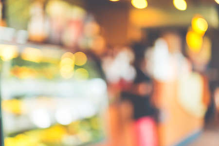 Blur coffee shop - vintage effect style pictureの写真素材