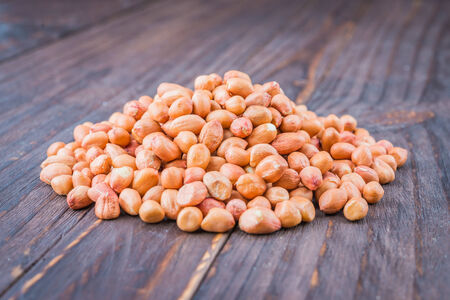 Peanut on wooden - vintage effect style pictures