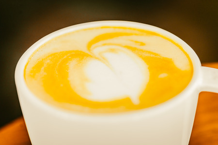 Coffee cup in coffee shop - vintage effect style picturesの写真素材