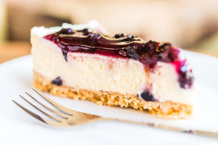 Blueberry cheese cakeの写真素材