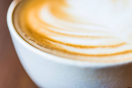 Latte coffeeの写真素材