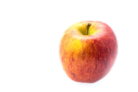 Apple isolated on whiteの写真素材