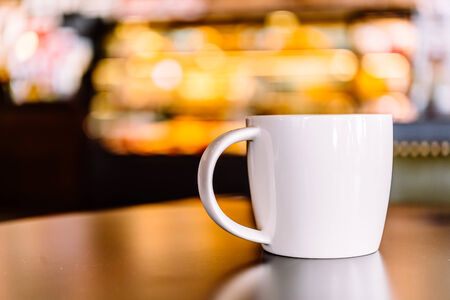 Coffee cup in coffee shop - vintage effect style picturesの写真素材