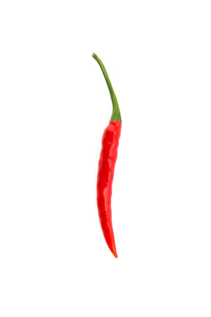 Chilli isolated on whiteの写真素材