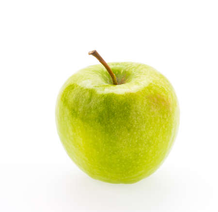 Apple isolated on whiteの写真素材